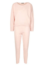Load image into Gallery viewer, Slash Neck Cropped Knitted Set
