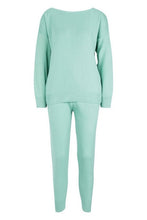 Load image into Gallery viewer, Slash Neck Cropped Knitted Set
