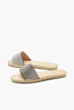 Load image into Gallery viewer, Embellished Espadrille Sliders
