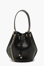 Load image into Gallery viewer, Handle Detail Croc Cross Body Bag
