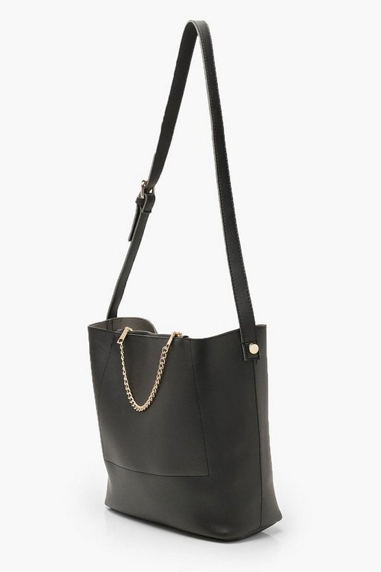 Chain Detail Bucket Daybag