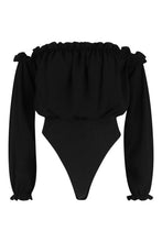Load image into Gallery viewer, Off The Shoulder Woven Bodysuit

