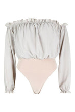 Load image into Gallery viewer, Off The Shoulder Woven Bodysuit
