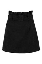 Load image into Gallery viewer, Cord Belted Mini Skirt
