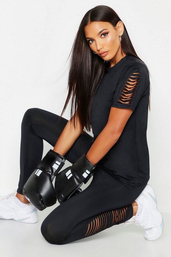 Fit Burnout Sleeve Running Top