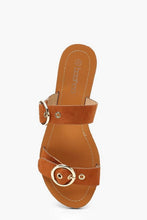 Load image into Gallery viewer, Double Strap Round Buckle Sliders
