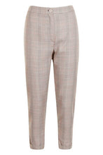 Load image into Gallery viewer, Checked Tapered Pants
