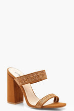 Load image into Gallery viewer, Woven Double Strap Mules
