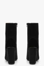 Load image into Gallery viewer, Extra Wide Fit Peeptoe Shoe Boots
