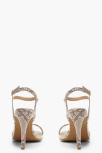 Load image into Gallery viewer, Extra Wide Fit Snake 2 Part Heels

