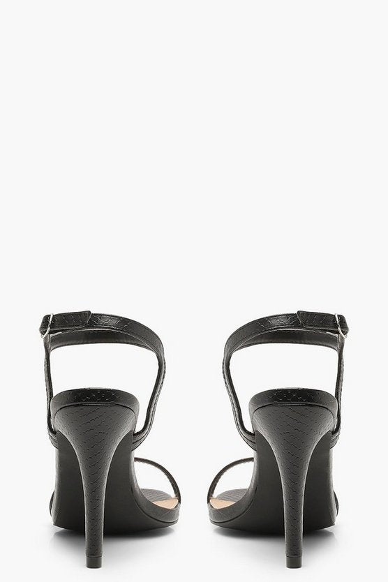Extra Wide Fit Croc 2 Part Heels
