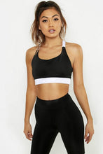 Load image into Gallery viewer, Fit Contrast Strap Sports Bra
