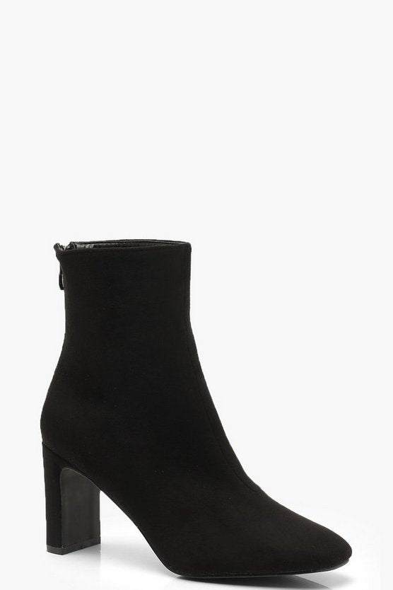 Low Heel Ankle Shoe Boots