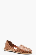 Load image into Gallery viewer, Leather Woven Ballets
