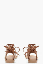 Load image into Gallery viewer, Leather Toe Post Ghillie Sandals
