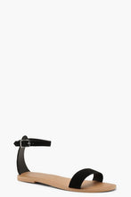Load image into Gallery viewer, Wide Fit 2 Part Suede Sandals

