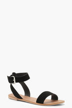 Load image into Gallery viewer, Two Part Suede Sandals
