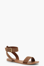 Load image into Gallery viewer, Two Part Suede Sandals

