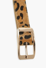 Load image into Gallery viewer, Leopard Belt With Gold Buckle
