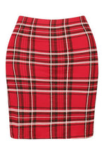 Load image into Gallery viewer, Tartan Check Mini Skirt
