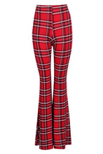 Load image into Gallery viewer, Tartan Check Flare Trouser
