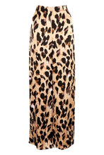 Load image into Gallery viewer, Satin Leopard Print Wide Leg Pants
