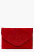 Load image into Gallery viewer, Suedette Envelope Clutch Bag
