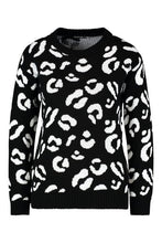 Load image into Gallery viewer, Leopard Knitted Sweater
