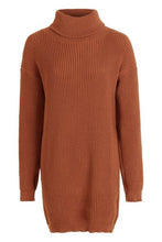 Load image into Gallery viewer, Roll Neck Sweater Dress
