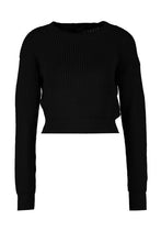 Load image into Gallery viewer, Crop Fisherman Sweater
