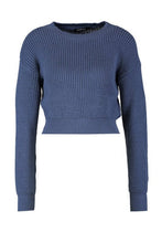 Load image into Gallery viewer, Crop Fisherman Sweater
