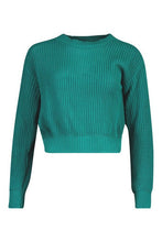 Load image into Gallery viewer, Crop Fisherman Sweater
