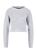 Load image into Gallery viewer, Crop Fisherman Sweater
