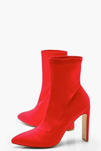 Load image into Gallery viewer, Flat Heel Sock Boots
