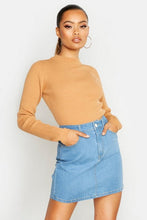 Load image into Gallery viewer, Ribbed Turtle Neck Sweater
