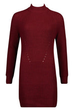 Load image into Gallery viewer, Rib Knit Sweater Dress
