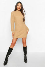 Load image into Gallery viewer, Rib Knit Sweater Dress

