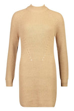 Load image into Gallery viewer, Rib Knit Sweater Dress
