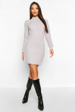 Load image into Gallery viewer, Rib Knit Sweater Dress
