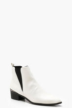 Load image into Gallery viewer, Pointed Toe Metallic Trim Chelsea Boots
