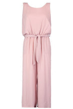 Load image into Gallery viewer, Woven Sleeveless Culotte Jumpsuit
