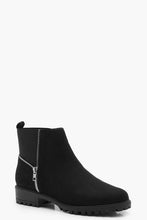 Load image into Gallery viewer, Zip Trim Gusset Chelsea Boots
