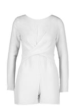 Load image into Gallery viewer, Twist Front Woven Romper
