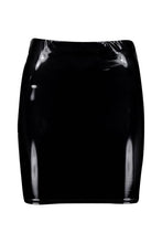 Load image into Gallery viewer, High Waist Vinyl Mini Skirt
