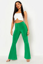 Load image into Gallery viewer, High Waist Basic Slinky Skinny Flares
