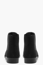 Load image into Gallery viewer, Suedette Flat Chelsea Boots

