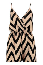 Load image into Gallery viewer, Zig Zag Print Cami Playsuit
