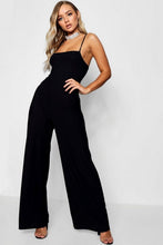 Load image into Gallery viewer, Square Neck Wide Leg Jumpsuit
