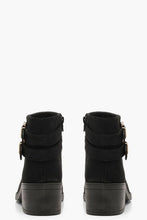 Load image into Gallery viewer, Double Buckle Chelsea Ankle Boots
