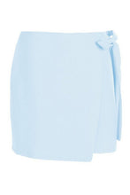 Load image into Gallery viewer, Wrap Tie Woven Mini Skirt
